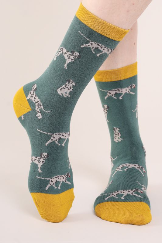 Men&#39;s Bamboo Dalmation Socks