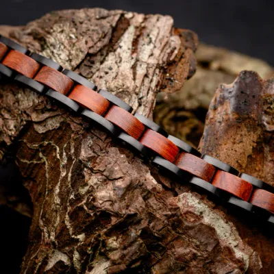 Men&#39;s Crystal , Leather, Wood Jewelry