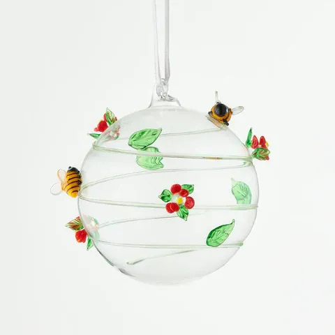10cm Glass Globe - Wildlife Collection - Bee