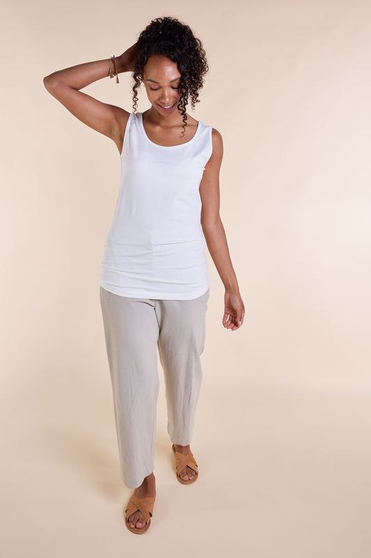 GOTS Organic Cotton Longline Vest