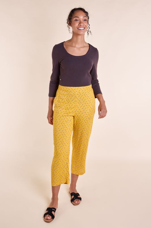 Viscose Cropped Trouser