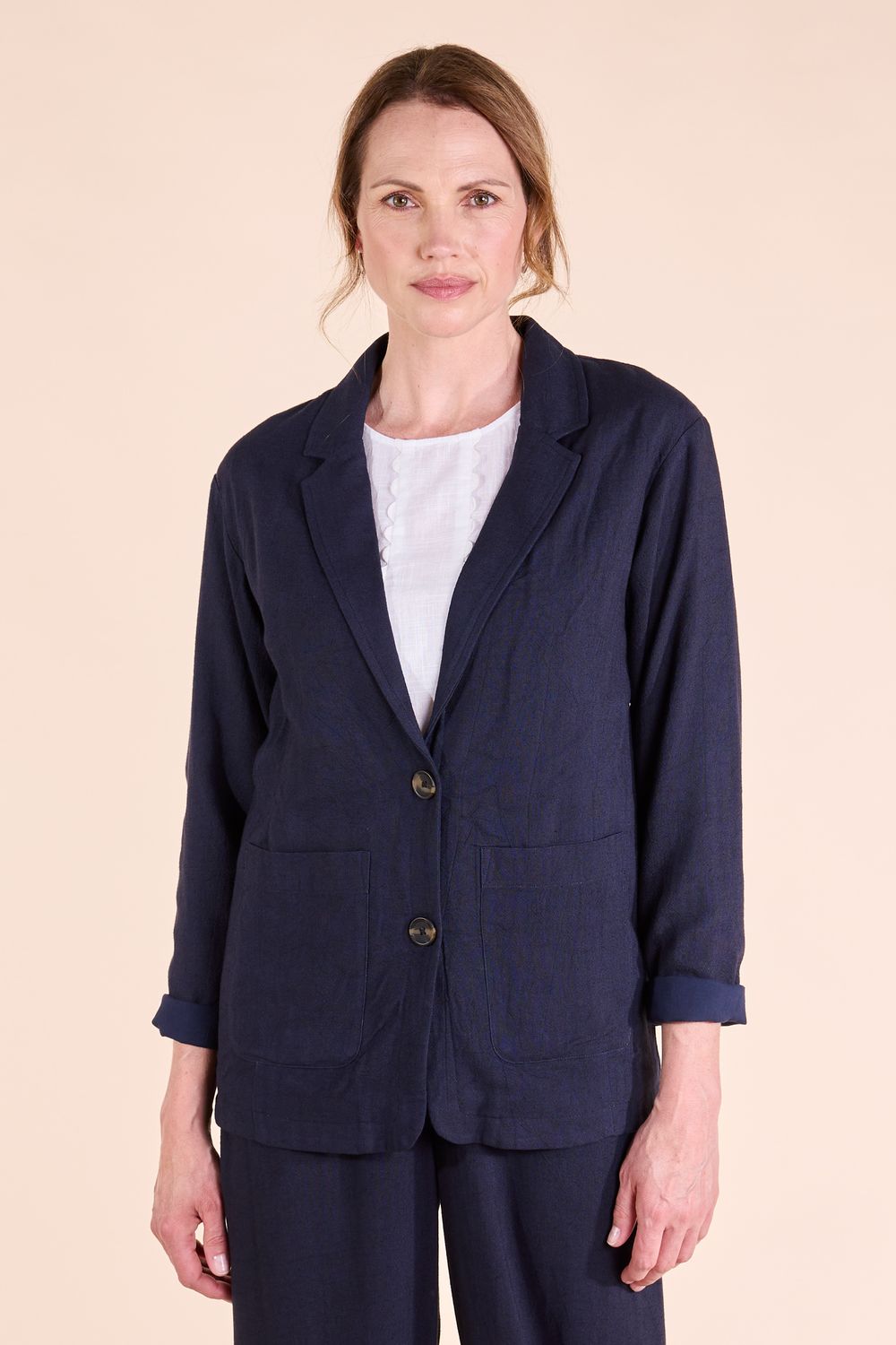 Relaxed Linen Jacket