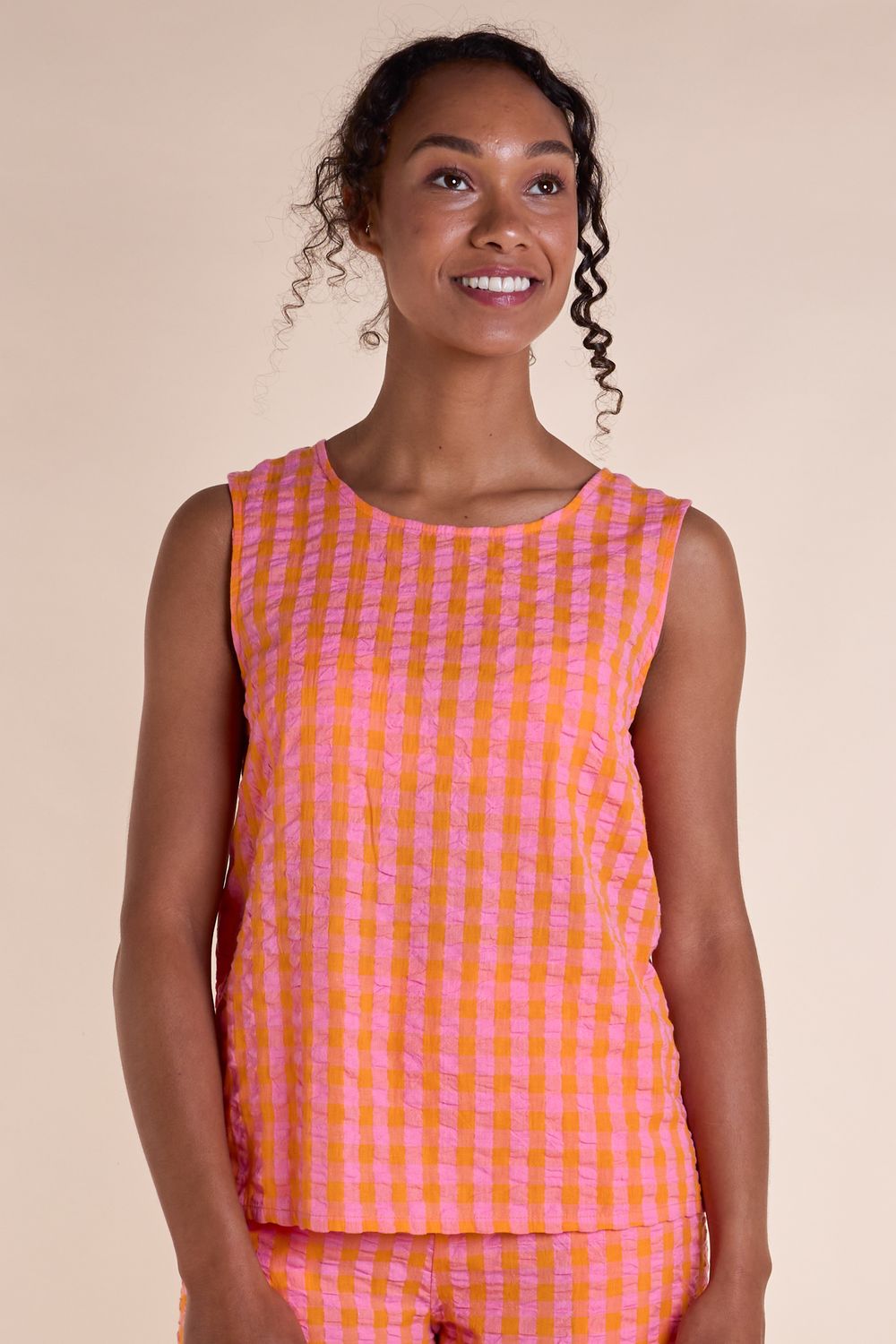 Textured Cotton Vest