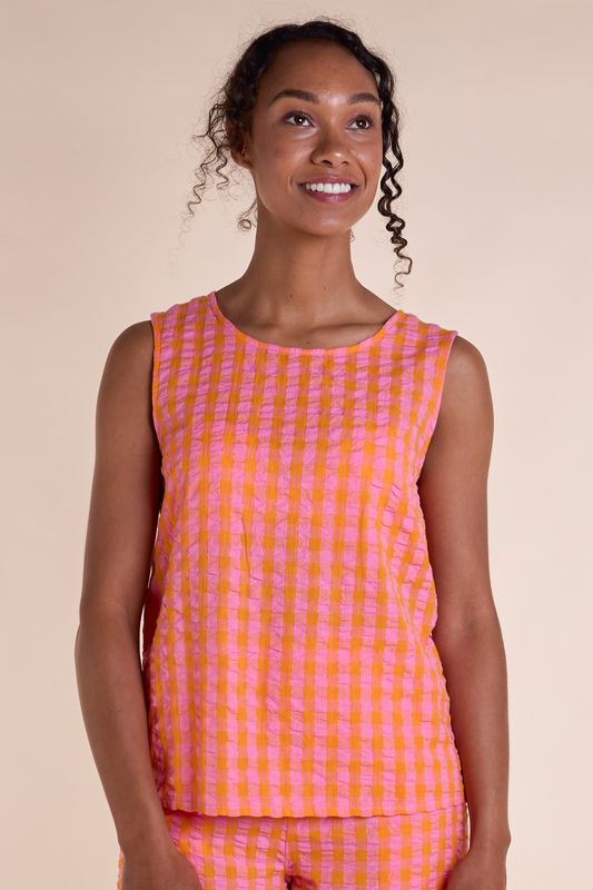 Textured Cotton Vest