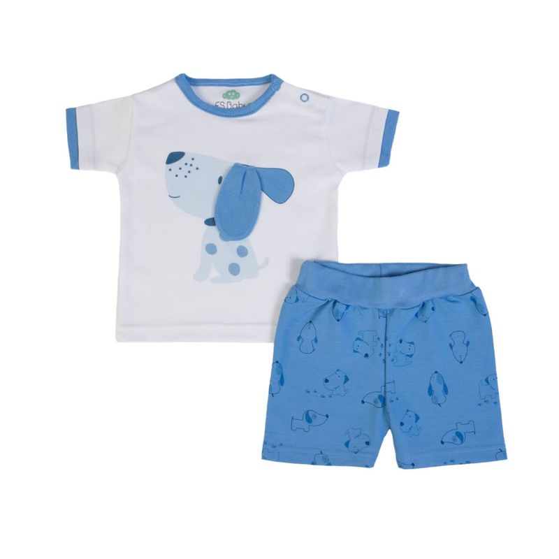 T-shirt + shorts