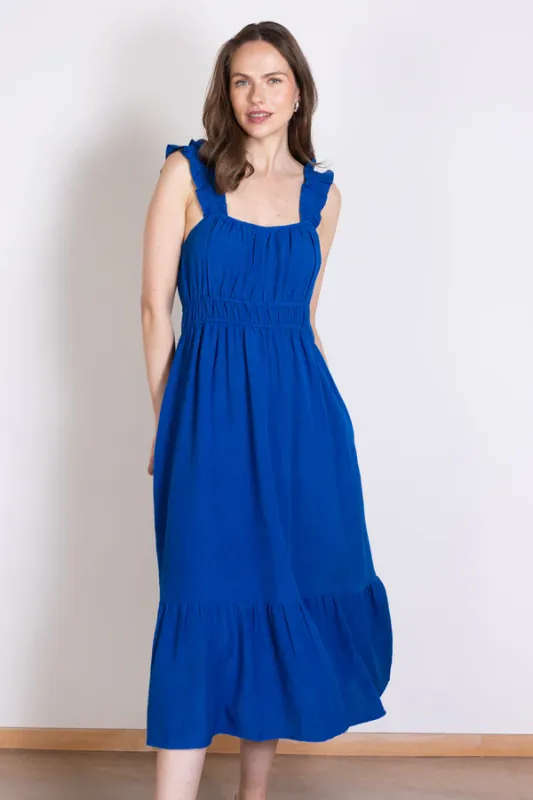 Linen Frill Sundress