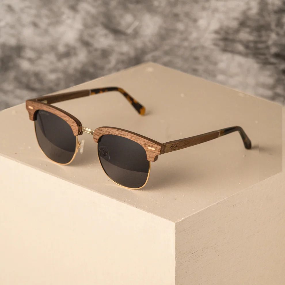 Biarritz | Wooden Frame Sunglasses