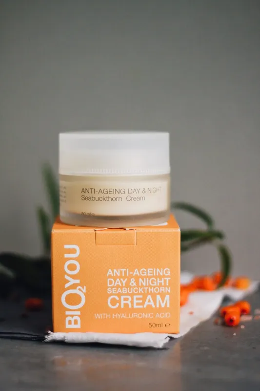 Anti-Age Sea buckthorn Cream with Hyaluronic Acid, Day&amp;Night