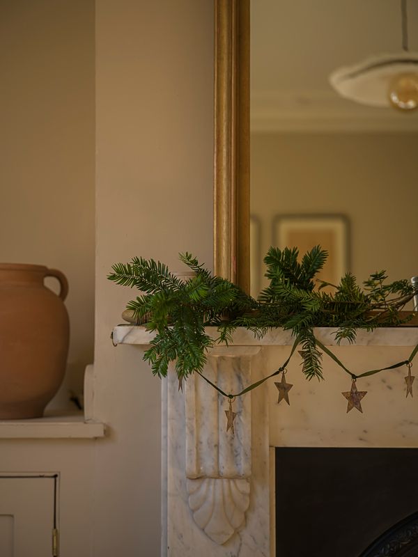 Star Garland on Velvet Ribbon