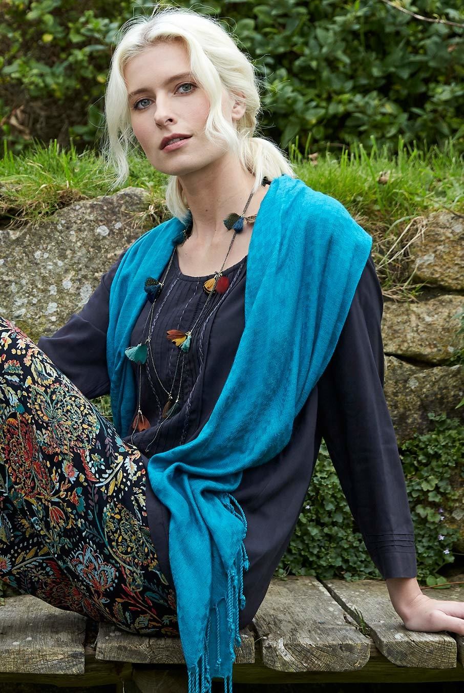 Fringe Viscose Scarf