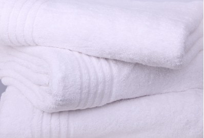 Striped Border Egyptian Cotton Towels