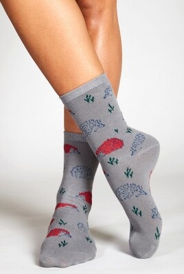 British Wildlife Organic Cotton Hedgehog Socks