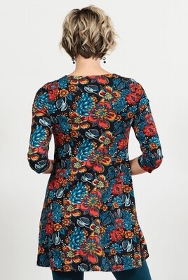 Organic Cotton Scoop Hem Tunic