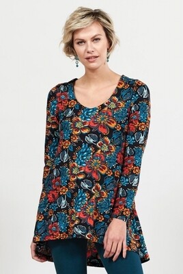 Organic Cotton Scoop Hem Tunic