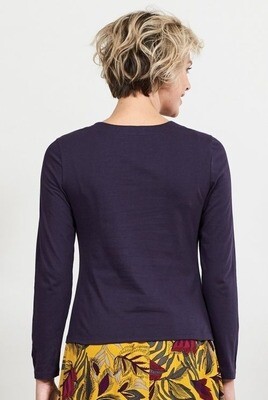 Organic Cotton Cowl Neck Top