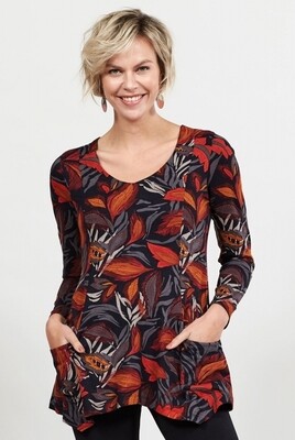 Organic Cotton Point Hem Tunic