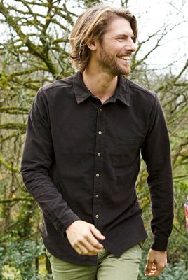 Men's Long Sleeve Cord Shirt