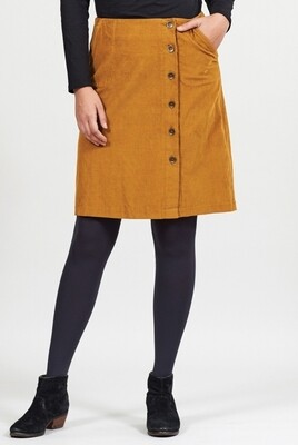Cotton Cord Button Through Skirt
