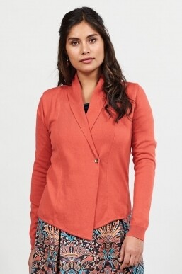 Organic Cotton Shawl Collar Cardigan
