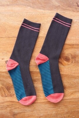 Men's Organic Cotton Classic Stripe Socks