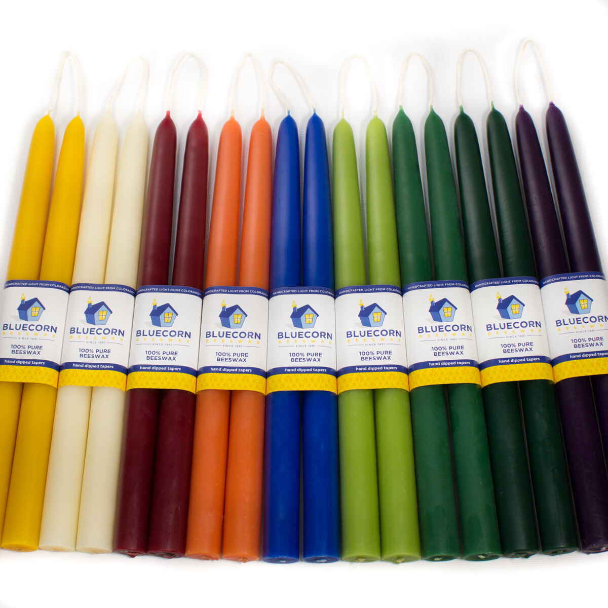 PURE BEESWAX TAPERS