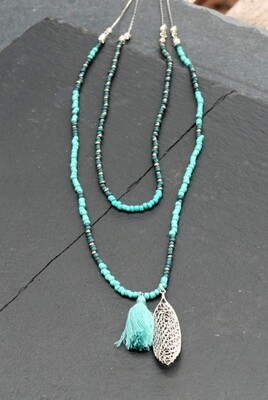 Leaf Charm Necklace