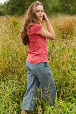Scoop Hem Organic Cotton T-Shirt