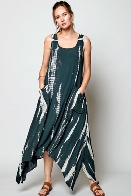 Tie-Dye Point Side Dress