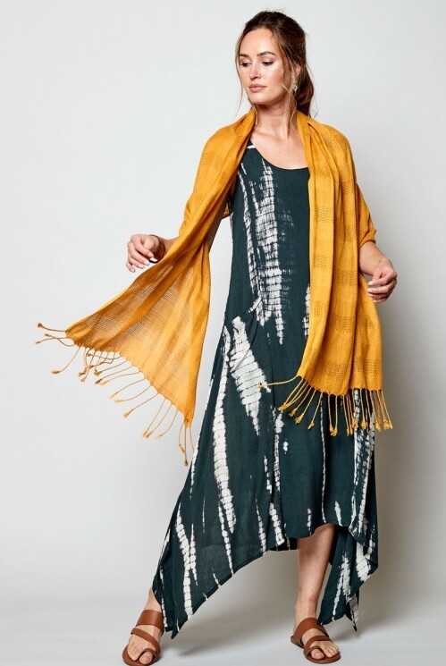 Tie-Dye Point Side Dress