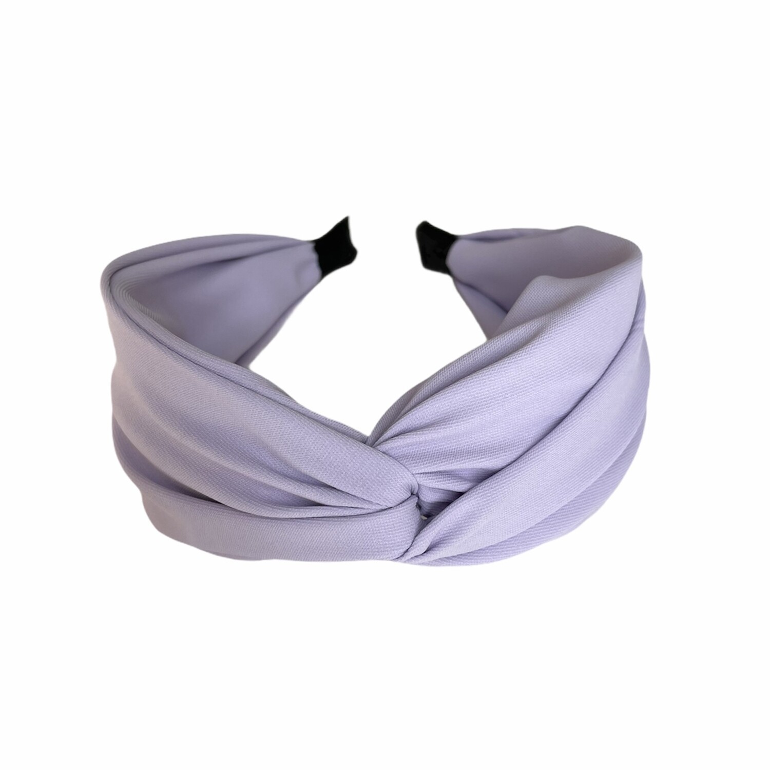 Solid Color Twist Hairband Lilac
