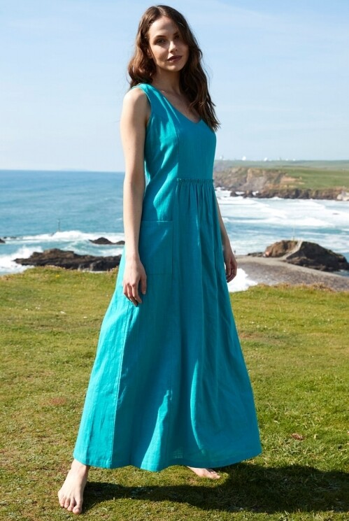 Floaty Cotton Maxi Dress