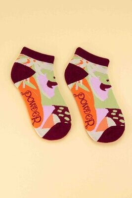 LADIES TRAINER SOCKS MODERN PARROT