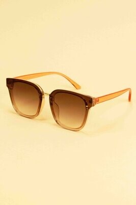 HAZEL LIMITED EDITION SUNGLASSES - MOCHA/APRICOT