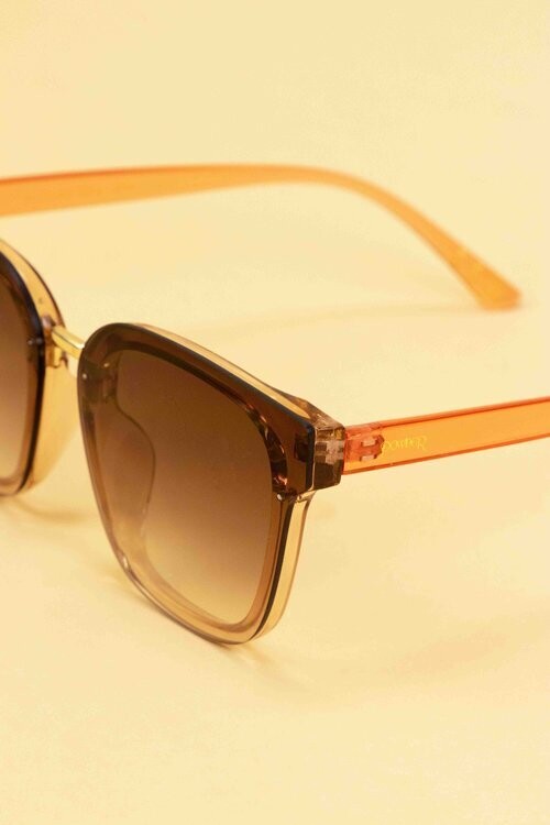 HAZEL LIMITED EDITION SUNGLASSES - MOCHA/APRICOT