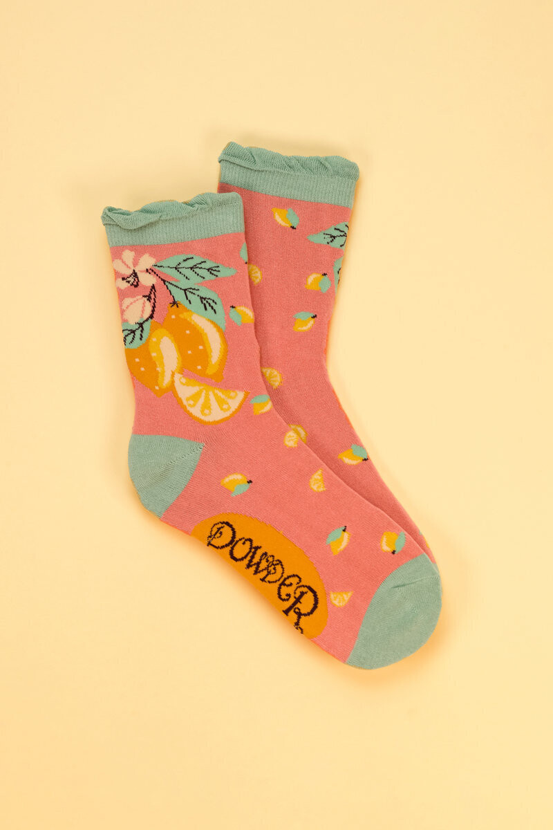 Lovely Lemons Ankle Socks