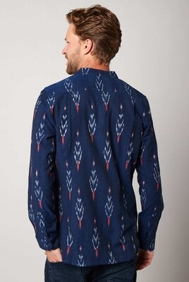Mandarin Ikat Shirt