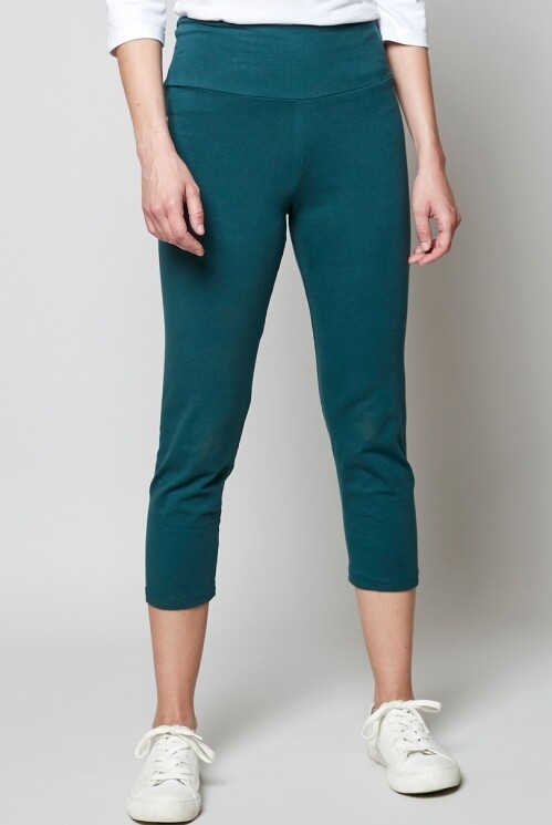 Cropped Legging GOTS, Color: Eden  / size 14