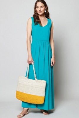 Two Tone Jute Bag