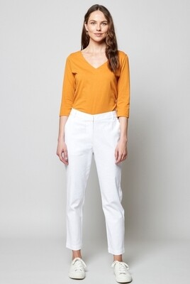 Slim Leg Cotton Trouser