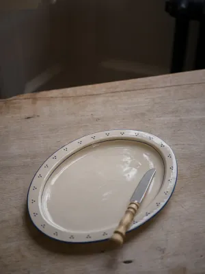 🌿 Breakfast Collection – Large Oval Platter &amp; Batter Bowl