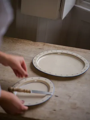🌿 Breakfast Collection – Large Oval Platter &amp; Batter Bowl
