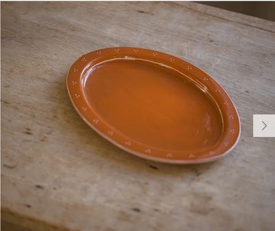 The Breakfast Collection Large Oval Platter - Terracotta