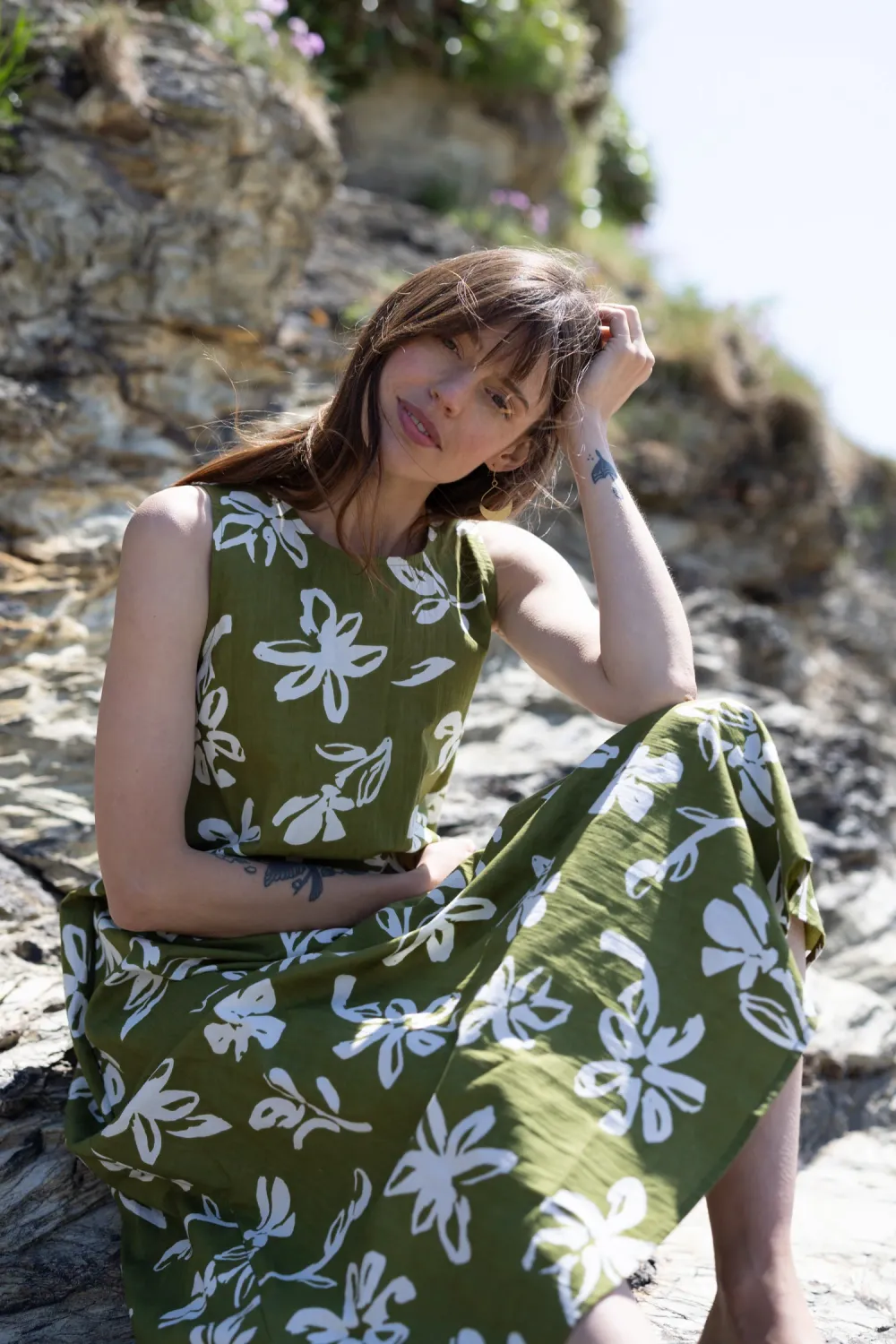 Cotton Poplin Dress