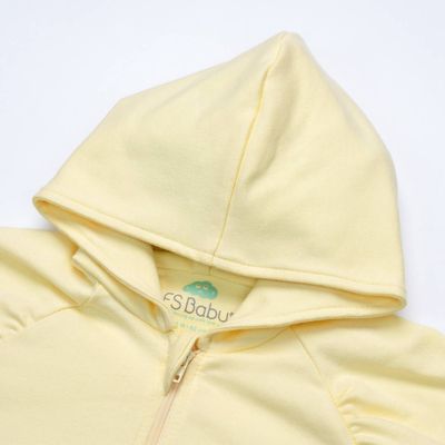 Yellow Bee &amp; Flowers Baby Hoodie