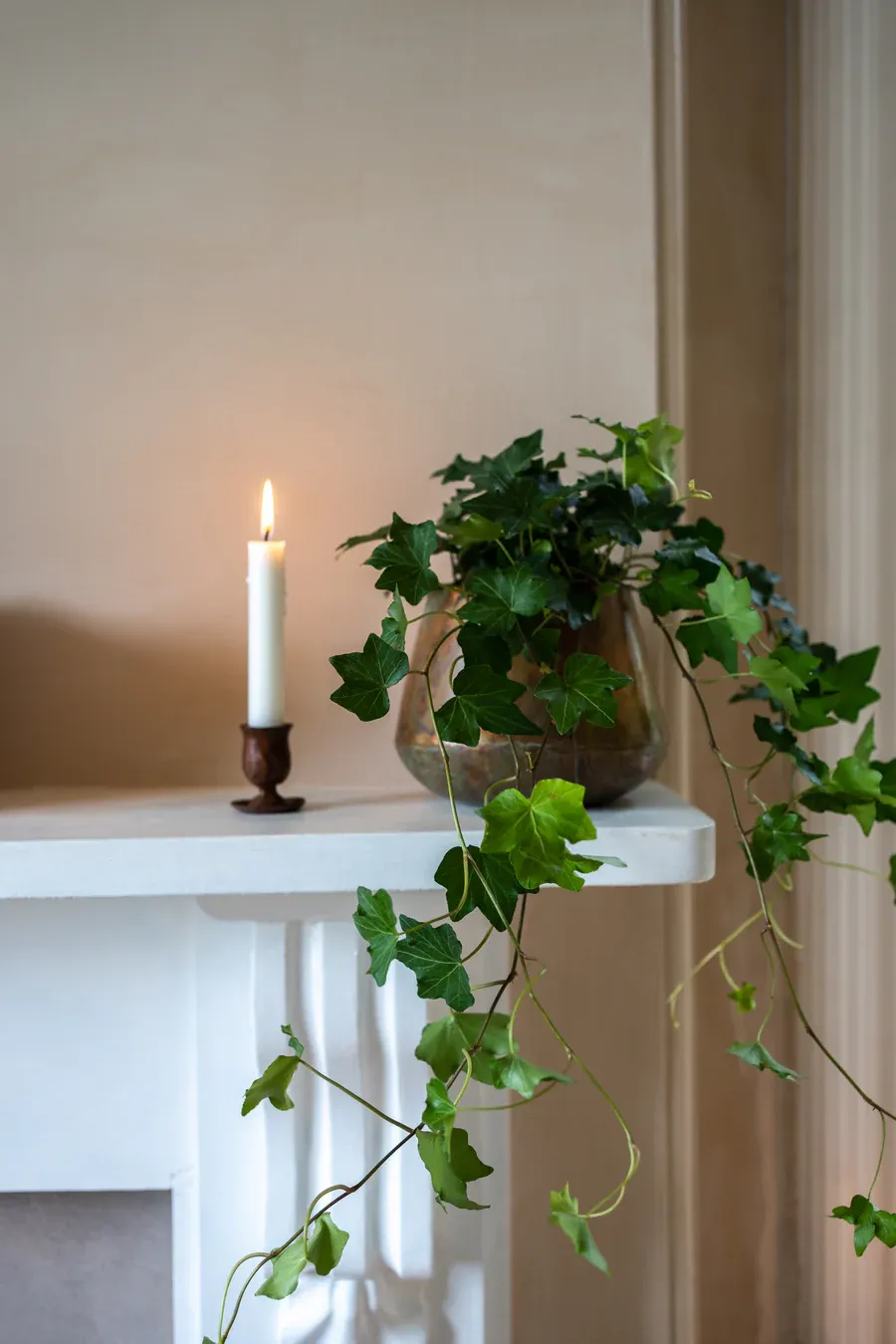 Forged Small Dinner Candle Holde