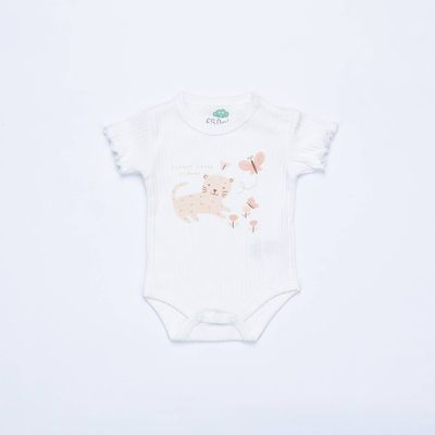 Set of 2 Organic Cotton Bodysuits