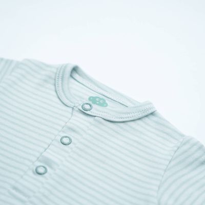 Organic Cotton Striped Bodysuit