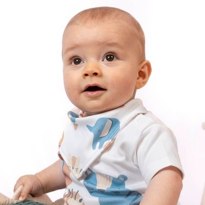 Bandana Bib — Safari Animals