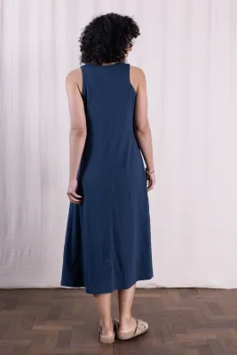Organic Cotton Jersey Midi Dress