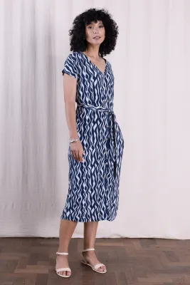 V Neck Shirtdress